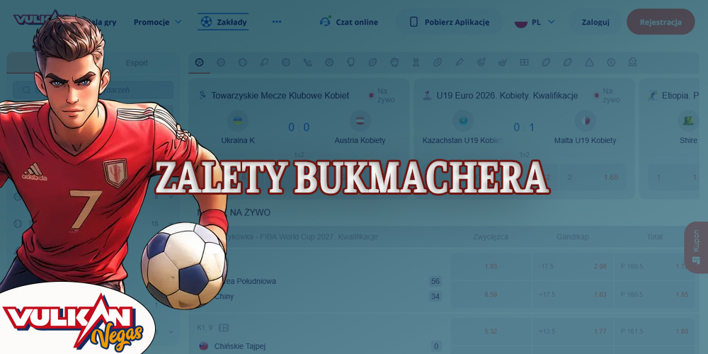 Wygodnym bukmacherem do obstawiania zakładów sportowych jest kasyno Vulkan Vegas.
