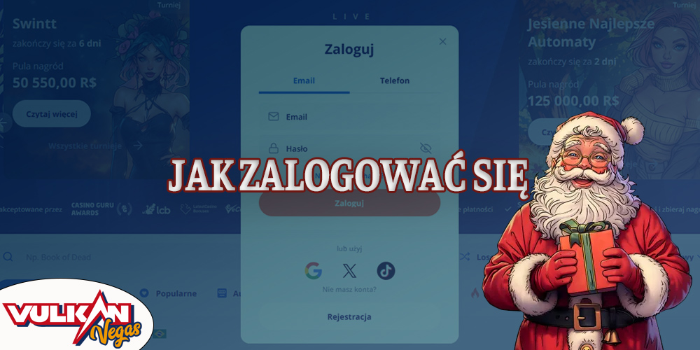 Instrukcja krok po kroku dotycząca rejestracji w kasynie Vulkan Vegas.